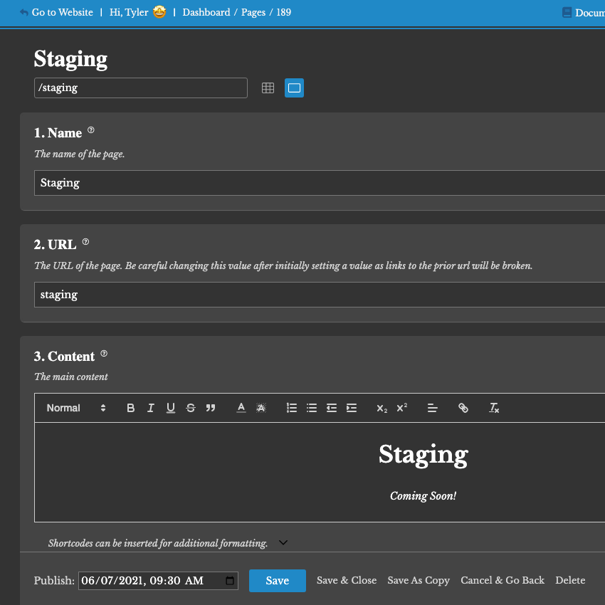 custom headless cms ui application